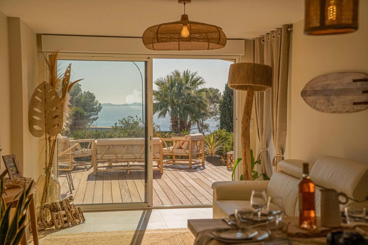 Logement Vue Mer Splendide - Situe A 50 Metres Du Bord De Mer Et 2 Minutes Des Plages - Bandolina Bagian luar foto