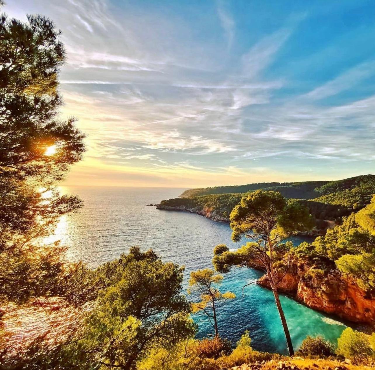 Logement Vue Mer Splendide - Situe A 50 Metres Du Bord De Mer Et 2 Minutes Des Plages - Bandolina Bagian luar foto