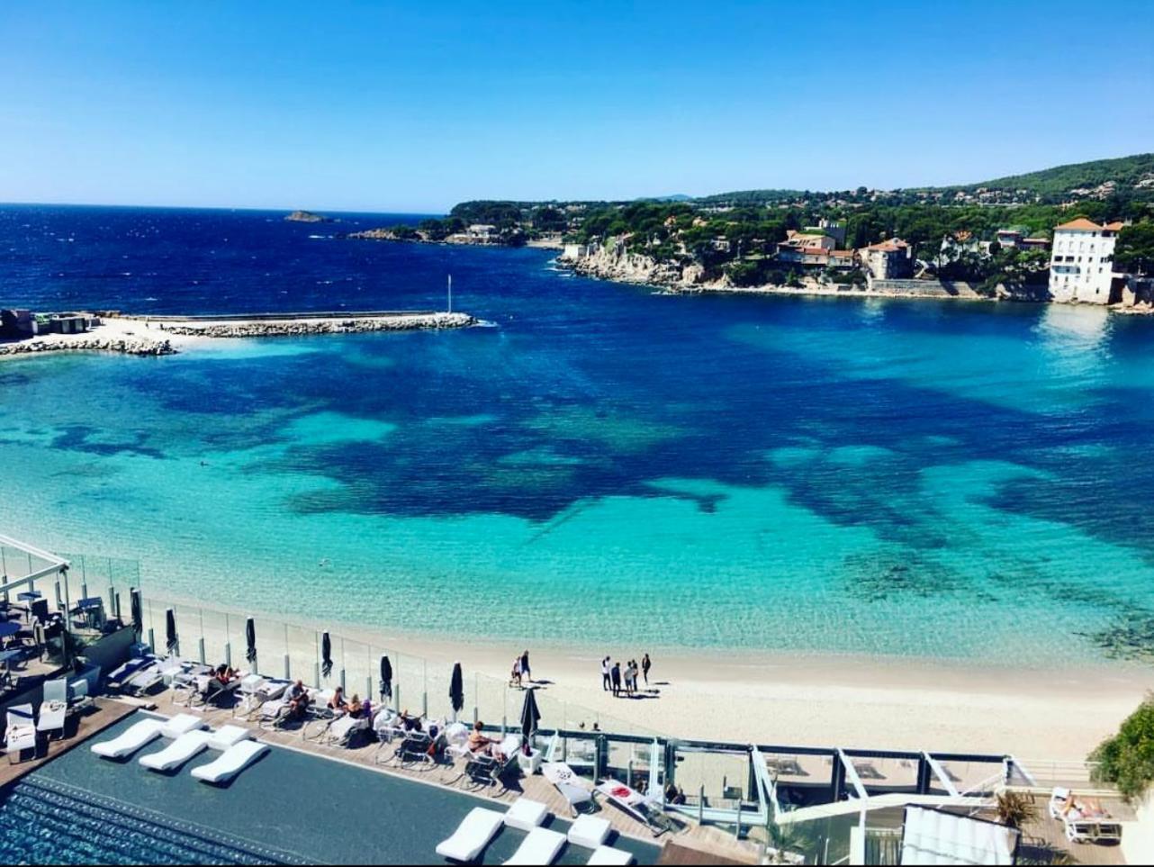Logement Vue Mer Splendide - Situe A 50 Metres Du Bord De Mer Et 2 Minutes Des Plages - Bandolina Bagian luar foto